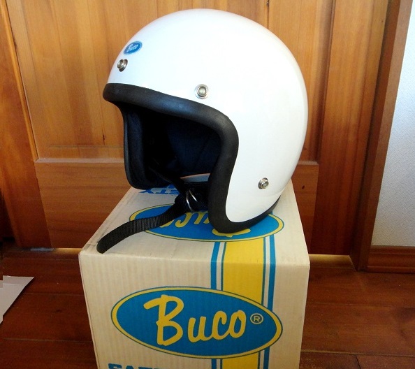 BUCOのジェットヘルメット’70当時物 BLUE LINE GT