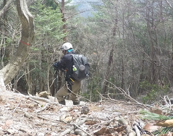 御在所岳 下山