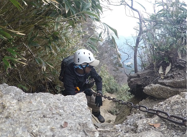 御在所岳 登山 ツオロミーブーツ