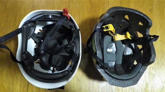モンベル　アルパインヘルメット キッズとグリベルの比較