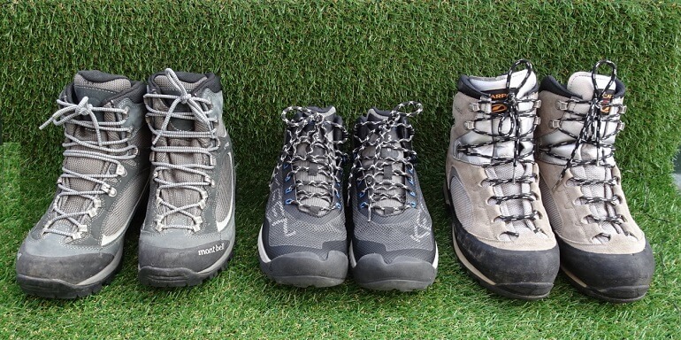 KEENのトレッキングシューズを他メーカーの登山靴と比較