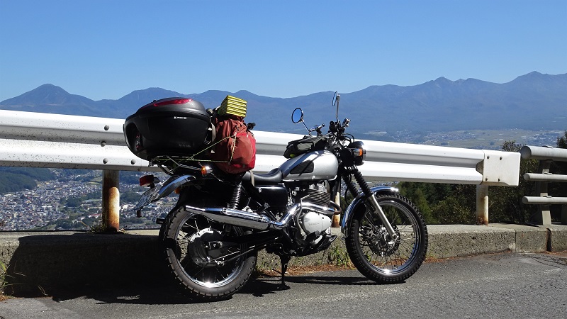 CL400 バイクのある風景その２　DSC-WX500で撮影