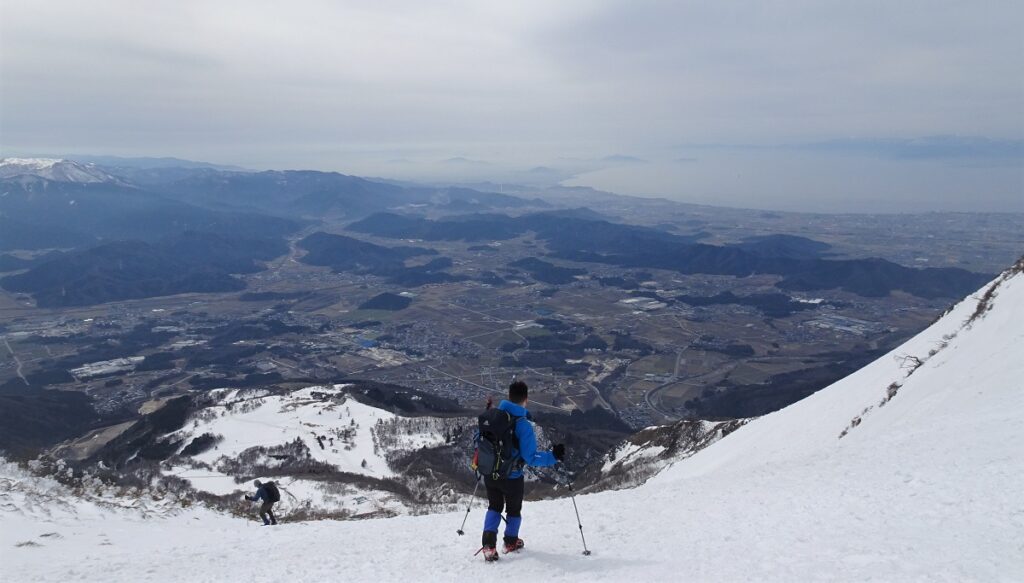 伊吹山からの眺め 関ケ原 琵琶湖 DSC-WX500 作例