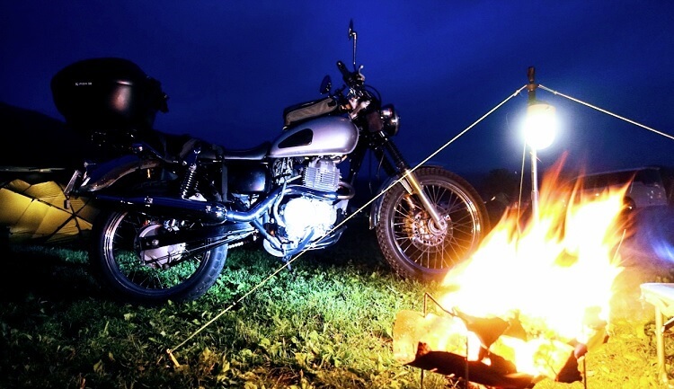 バイク キャンプにおすすめの焚き火台
