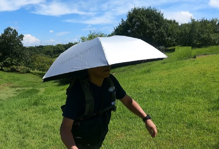 モンベルの日傘はアウトドアでの日焼け・日除け対策に最適